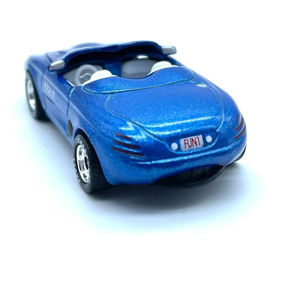 Matchbox 1990's Ford Mustang Mach lll 3 Car‎ Metal Flake Blue Diecast 1/62 Loose
